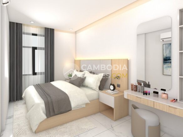 1 Bedroom Condo for Sale Phnom Penh – Kingston Royale Type D–K