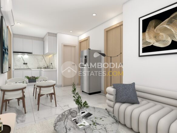 2 Bedroom Condo for Sale Phnom Penh – Kingston Royale Type B