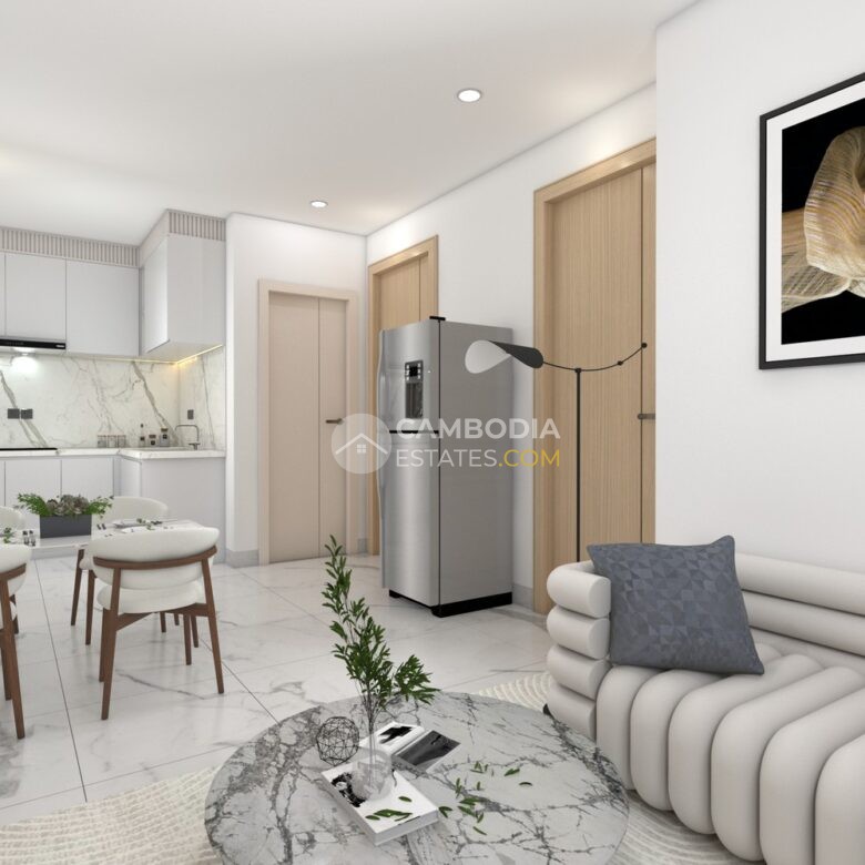 2 Bedroom Condo for Sale Phnom Penh – Kingston Royale Type B