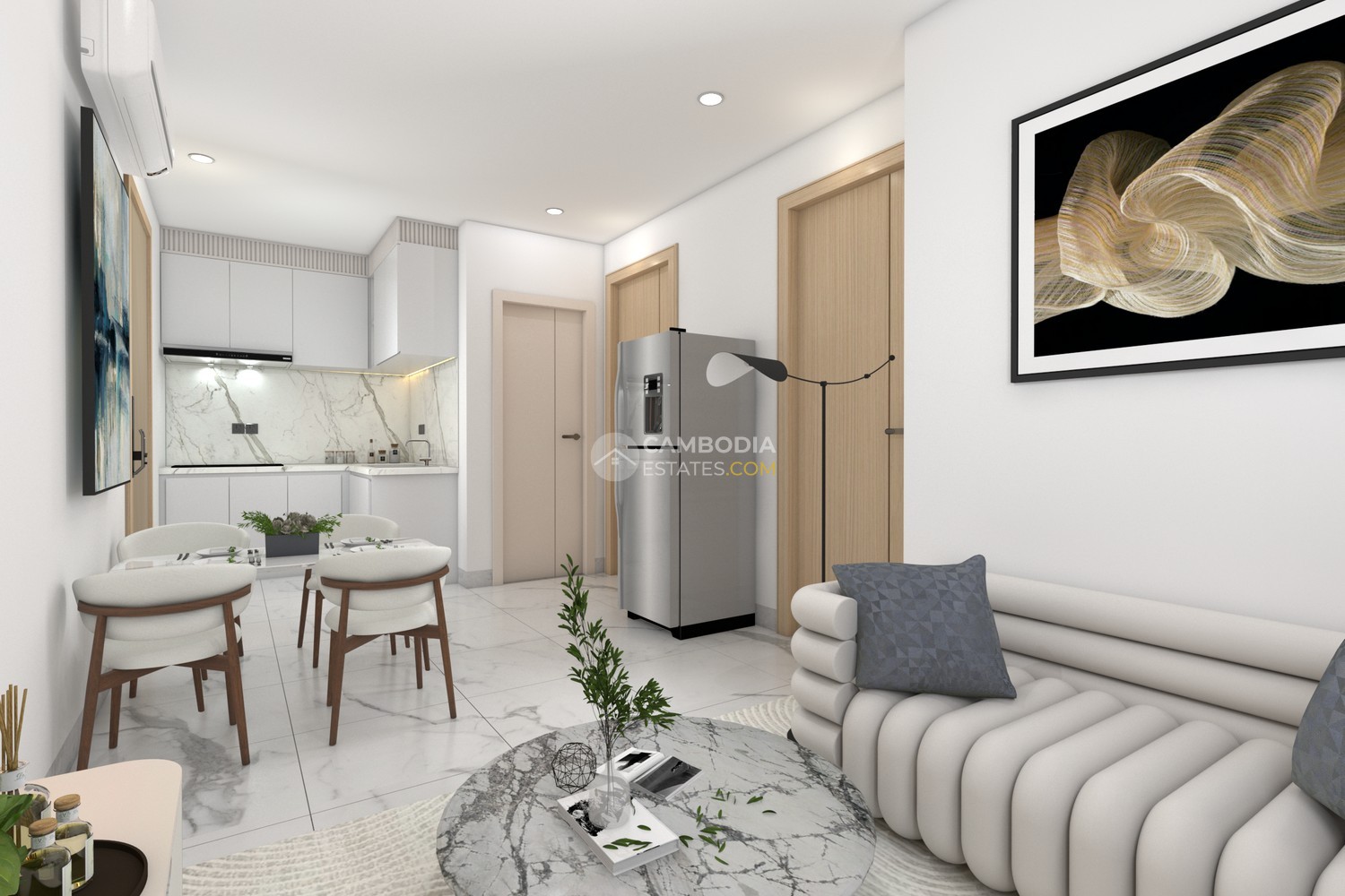 2 Bedroom Condo for Sale Phnom Penh – Kingston Royale Type B