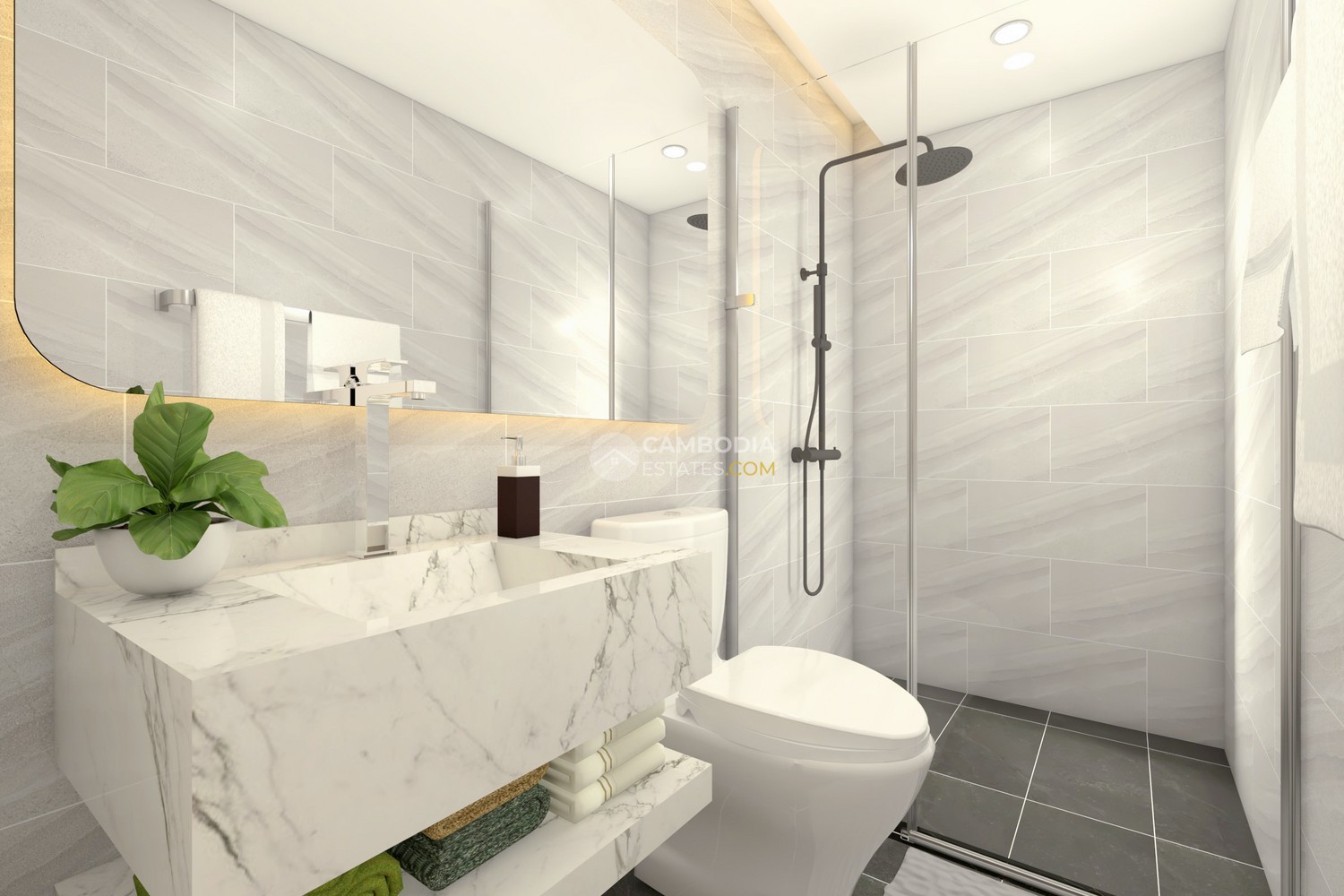 2 Bedroom Condo for Sale Phnom Penh – Kingston Royale Type B