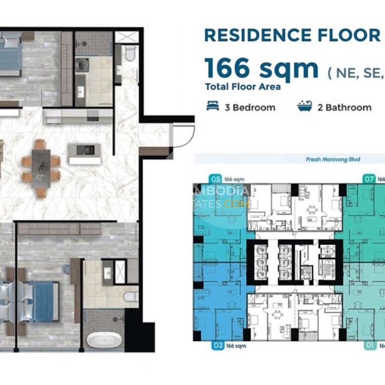 J-Tower 3 Phnom Penh