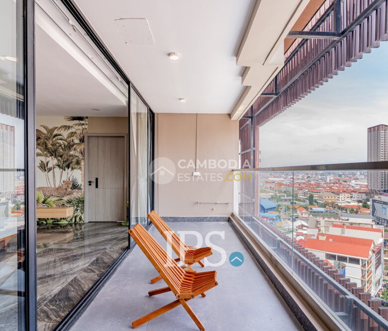 Luxury 5-Bedroom Serviced Penthouse for Rent in Phnom Penh – Toul Kork