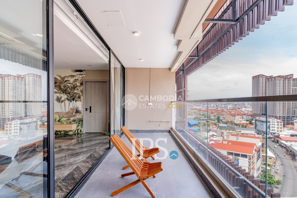 Luxury 5-Bedroom Serviced Penthouse for Rent in Phnom Penh – Toul Kork