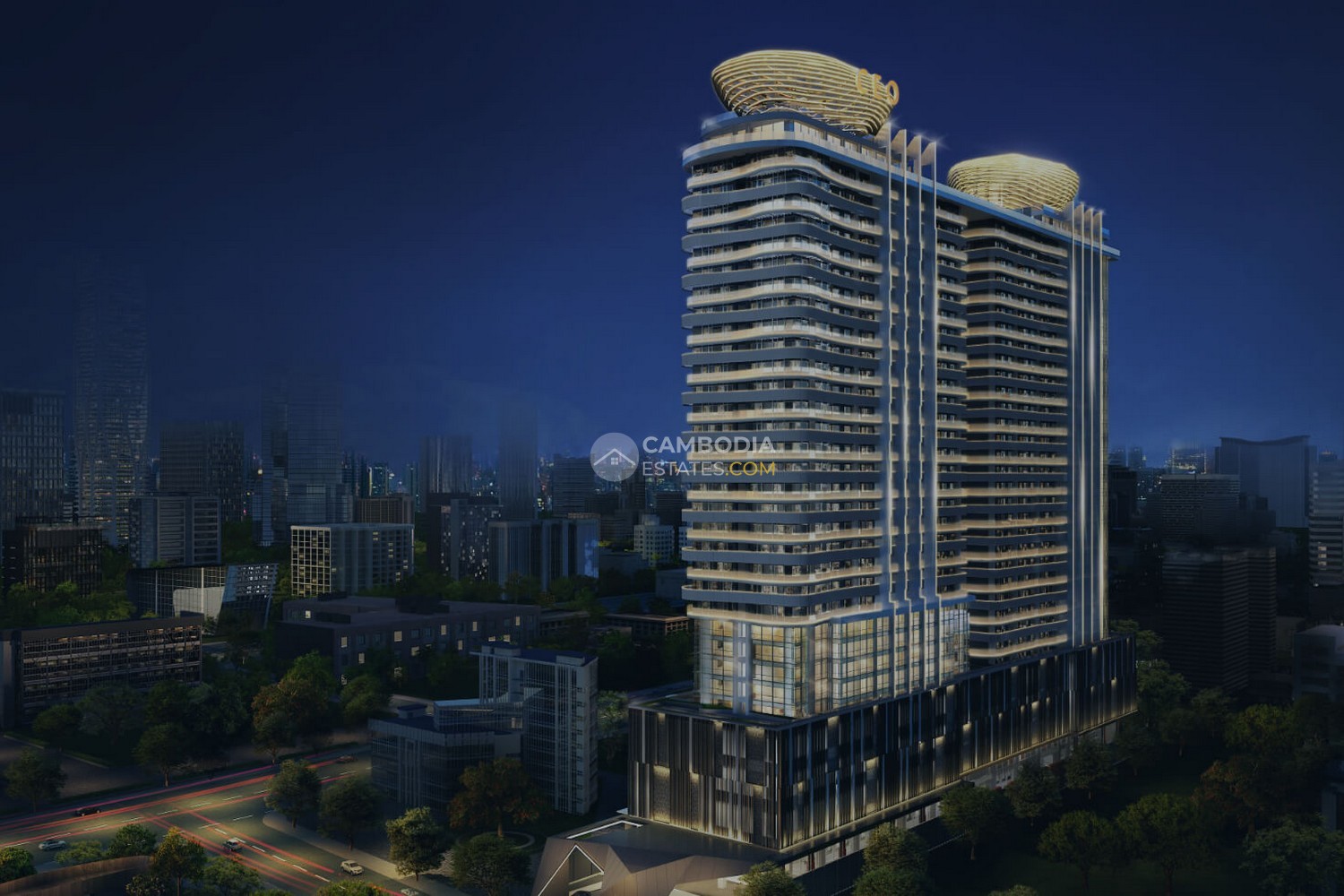 CEO Center Phnom Penh – 33-Storey Twin Tower Landmark by Zaha Hadid