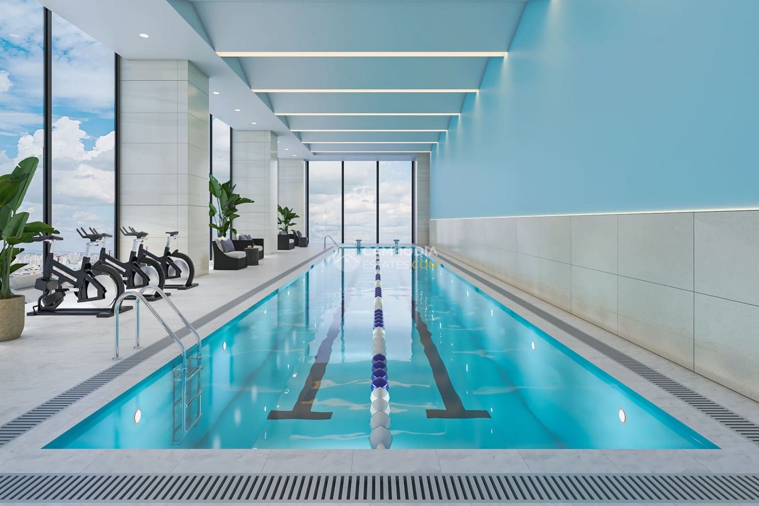 J Tower 3 Condominium Phnom Penh Pool View UD