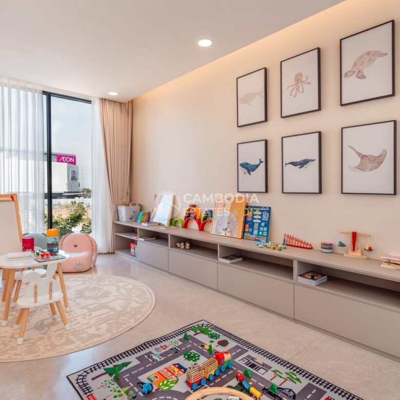 Luxury 5-Bedroom Prince Villa for Sale – Mean Chey Residences, Cheung Aek, Khan Dangkao, Phnom Penh