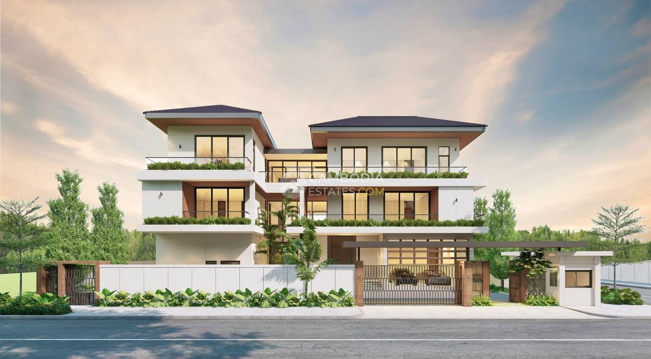 Luxury 8-Bedroom King Villa for Sale at Mean Chey Residences, Phnom Penh