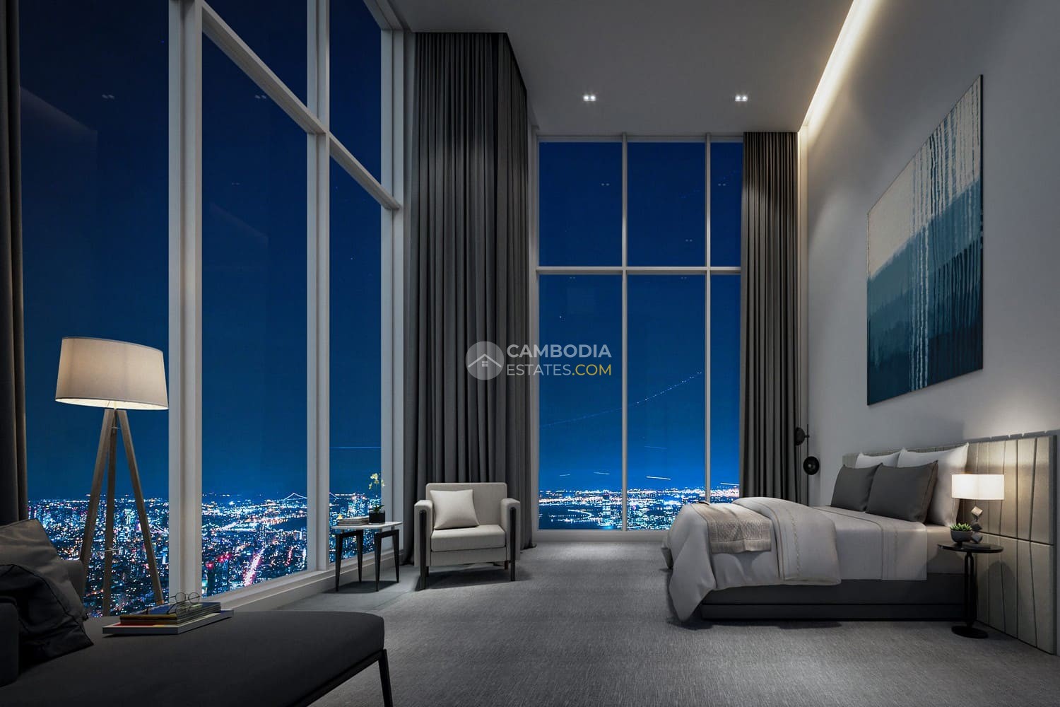 MASTER BEDROOM NIGHT VIEW
