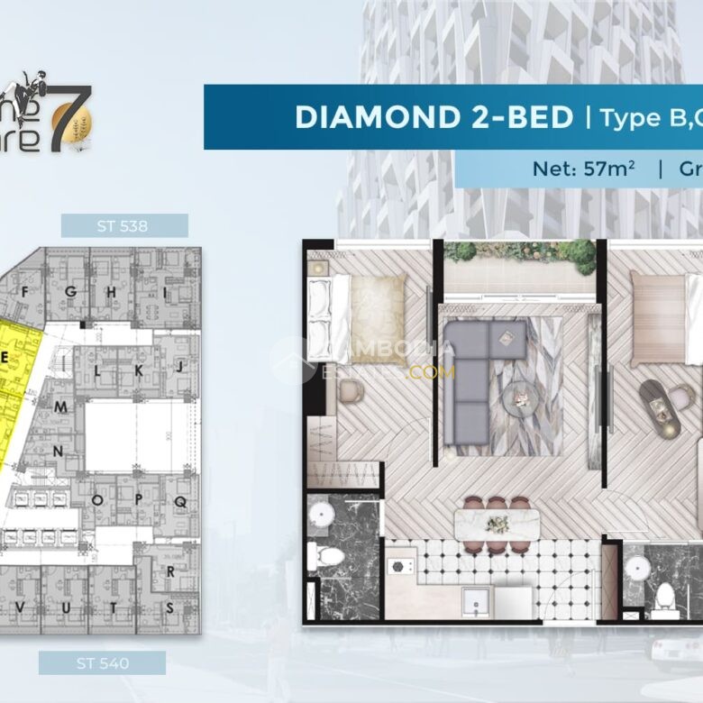 Time Square 7, Toul Kork, Phnom Penh