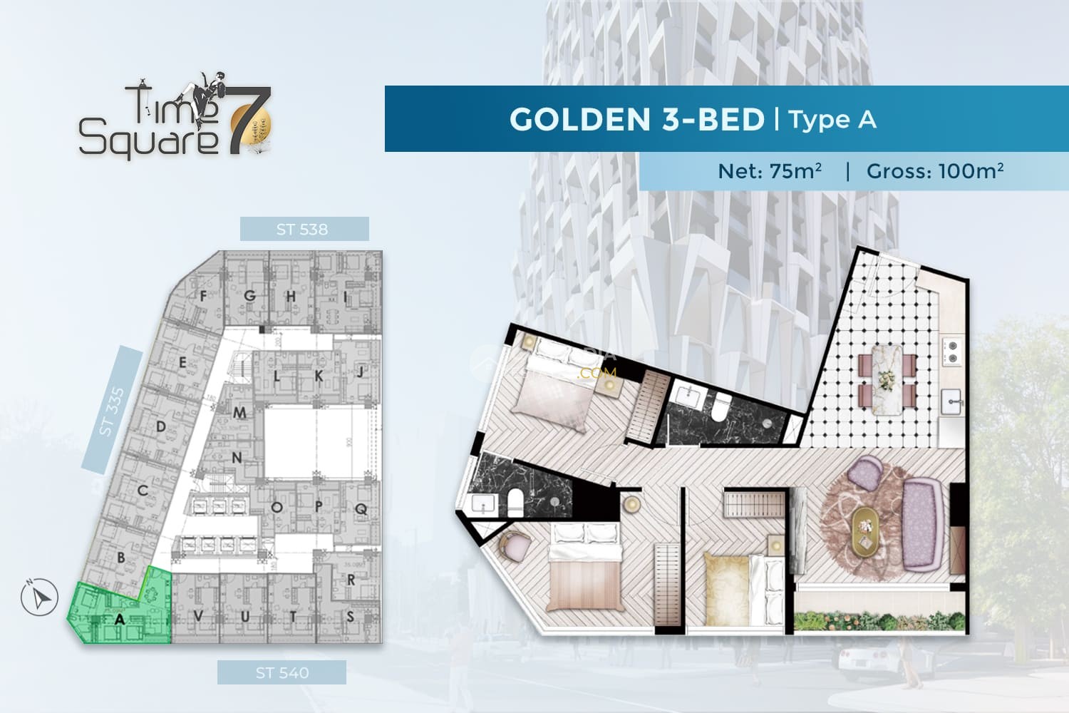 Time Square 7, Toul Kork, Phnom Penh