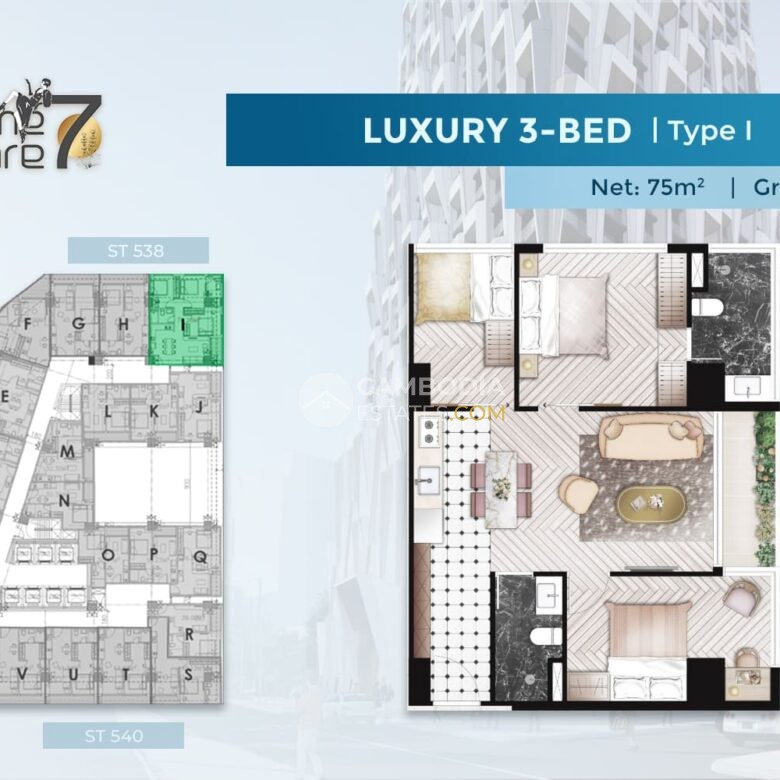 Time Square 7, Toul Kork, Phnom Penh