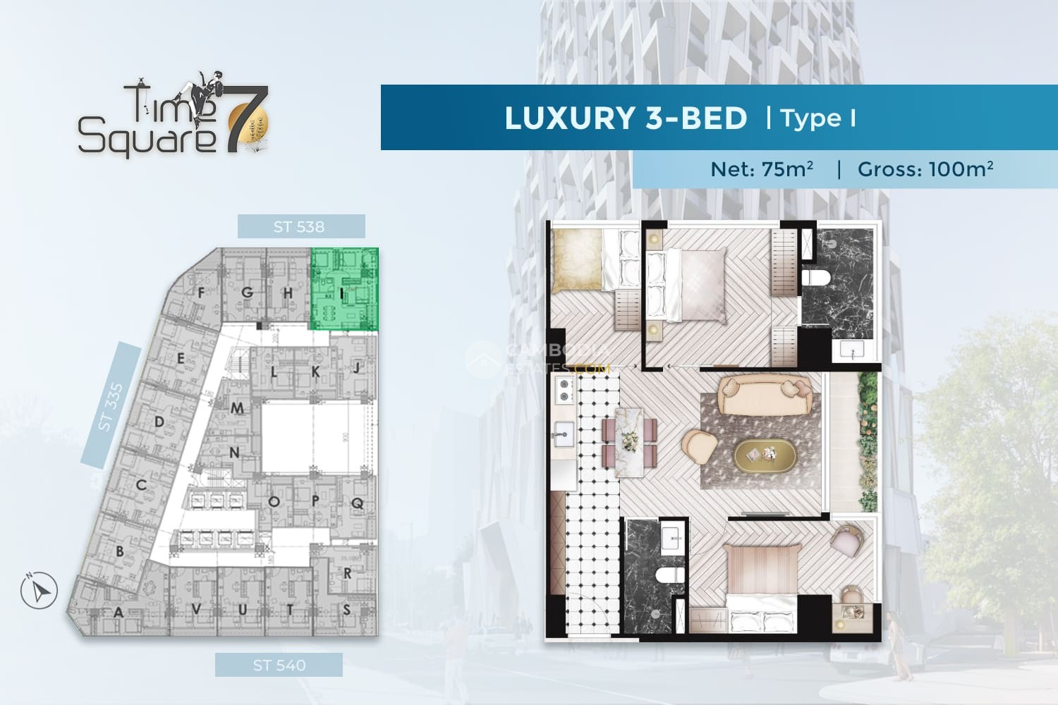 Time Square 7, Toul Kork, Phnom Penh