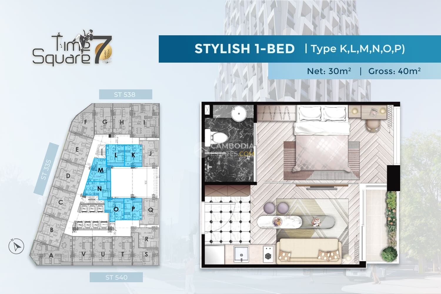 Time Square 7, Toul Kork, Phnom Penh