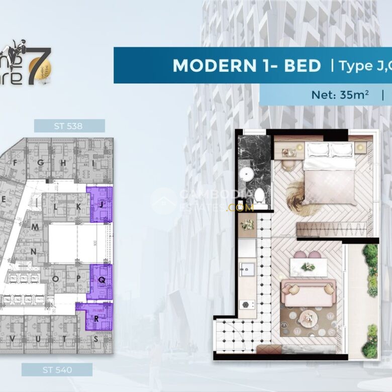 Time Square 7, Toul Kork, Phnom Penh