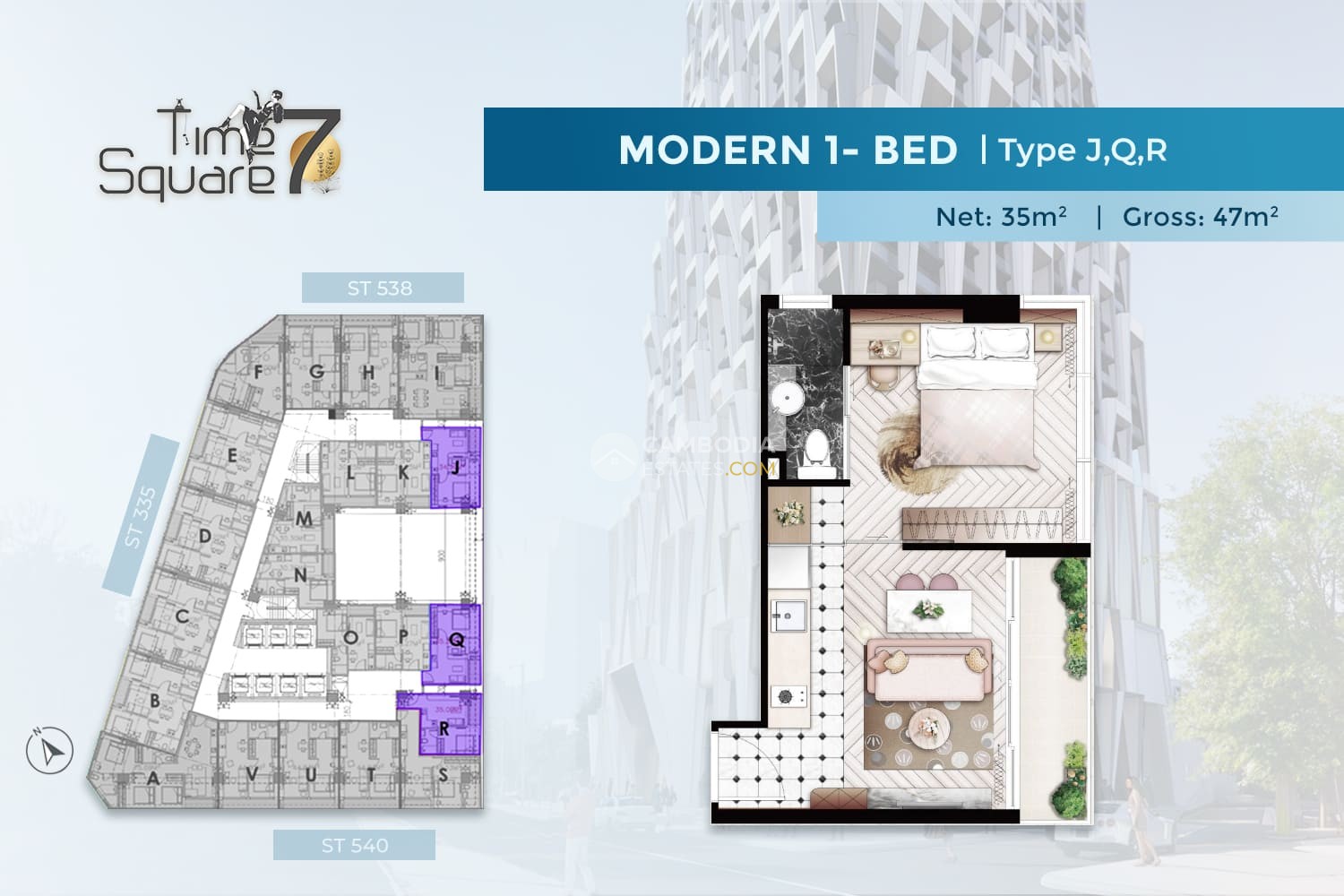 Time Square 7, Toul Kork, Phnom Penh