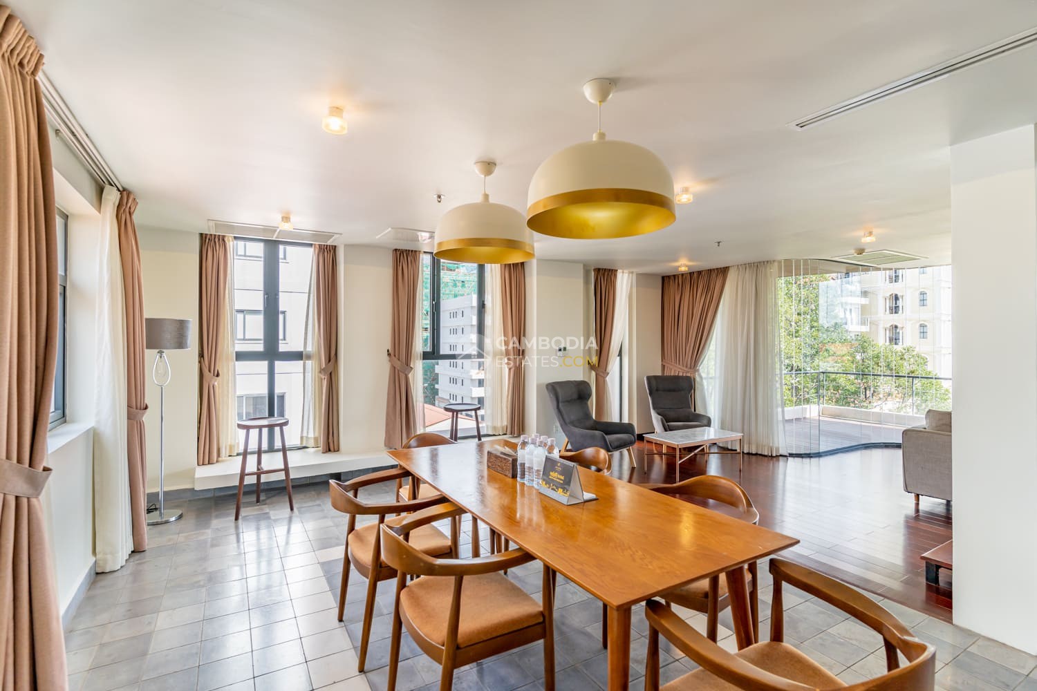 Luxury Duplex 3 Bedroom Penthouse for Rent in Wat Phnom, Phnom Penh | $3,200/Month